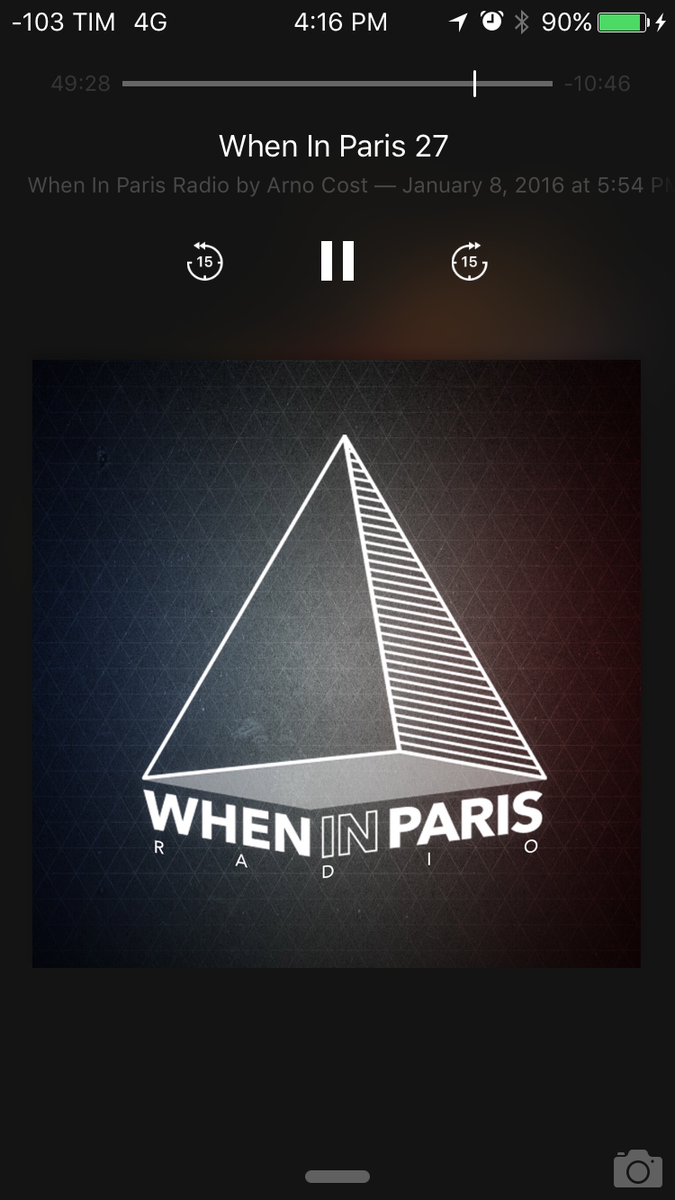 VelloLiVe's tweet photo. @arnocost #wheninParis #podcast love the way you mixed new music with real bomb from the past Very housy deepy vibes https://t.co/VclE79HnZu