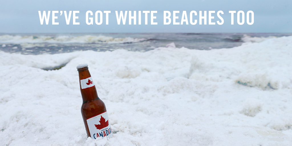 Molson_Canadian's tweet photo. Something to consider before heading south... https://t.co/Nx4xTqyyxK