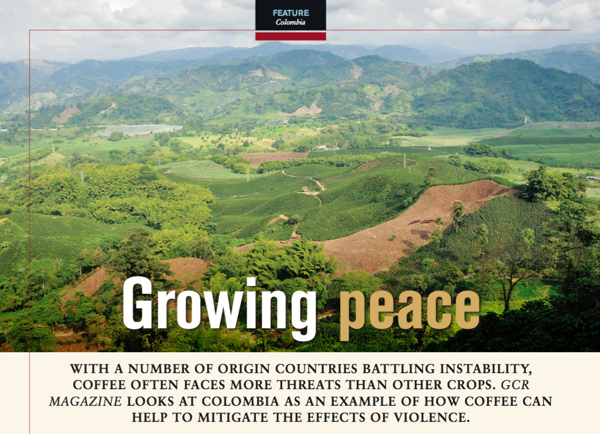 ConDevCenter's tweet photo. The Center on Conflict and Development's Ed Price &amp; Johanna Roman in Global #Coffee Report! https://t.co/d2iSgD1ZlJ https://t.co/TP6mmkM0gR