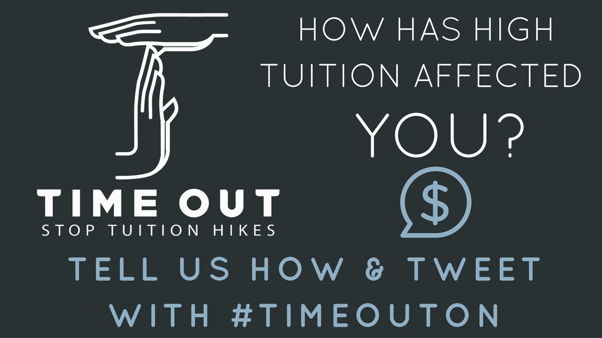 OUSAhome's tweet photo. If you are in 4th year, your tuition has probably gone up almost 10% since you began school. Tell us your story: https://t.co/oJ69zXSkfD