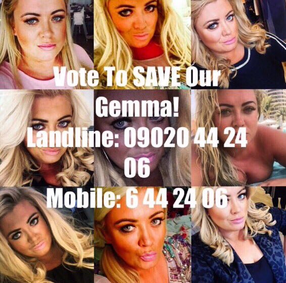 DannyO's tweet photo. Please vote to save the lovely @missgemcollins ! Landline: 09020 44 24 06 | Mob: 6 44 24 06 @bbuk #CBB 👍🏼 x https://t.co/20gzBlNVBs