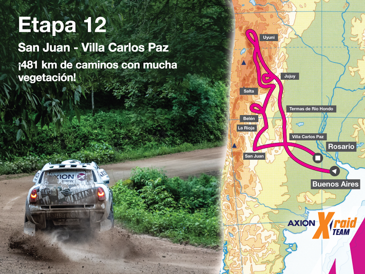 AxionXraidTeam's tweet photo. Así será la etapa 12 para el #AxionXRaidTeam.
¡Ya se acerca el final del rally más duro del mundo! https://t.co/LHevK0uyyP