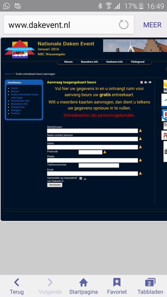 #rooflogix nodigt uit u voor #nationaledakenevent 2016. Eind januari heten wij u van harte welkom op onze stand E116