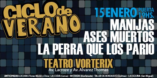 lpqlp_oficial's tweet photo. MAÑANA #LPQLPenVtx junto a @Manijasoficial y @asesmuertos - @TeatroVorterix
¿Se lo van a perder? https://t.co/Wd8IdG453f