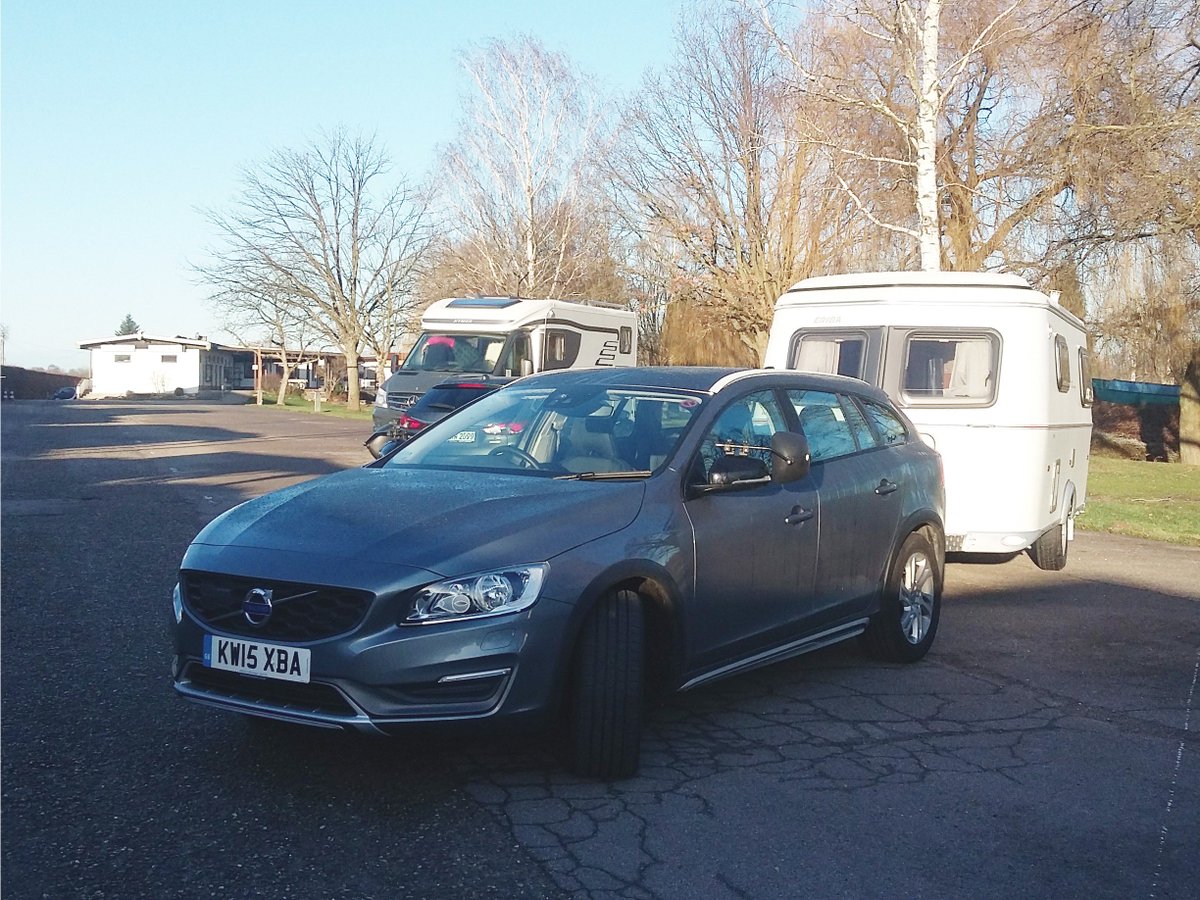 pcaravan's tweet photo. Our team's still in Germany – the Volvo V60 Cross Country &amp; Eriba Troll 542 are on a Black Forest shoot today! https://t.co/M5GugOrKDU