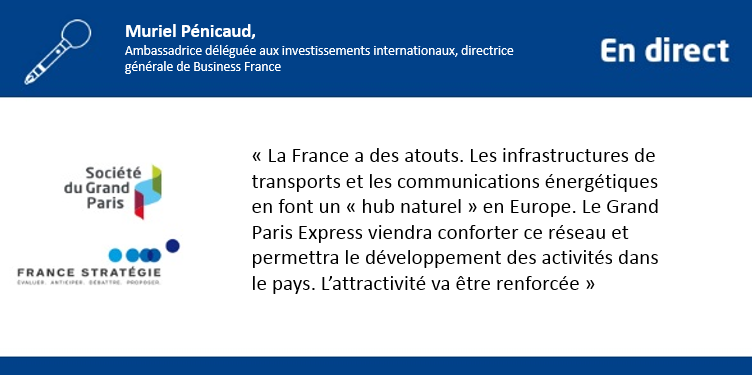 Grand Paris Express (@gdparisexpress) on Twitter photo Selon <a href="/murielpenicaud/">Muriel Pénicaud</a> DG <a href="/businessfrance/">Business France</a>, le #GrandParis sera un atout pour la France #attractivité #metro Selon <a href="/murielpenicaud/">Muriel Pénicaud</a> DG <a href="/businessfrance/">Business France</a>, le #GrandParis sera un atout pour la France #attractivité #metro