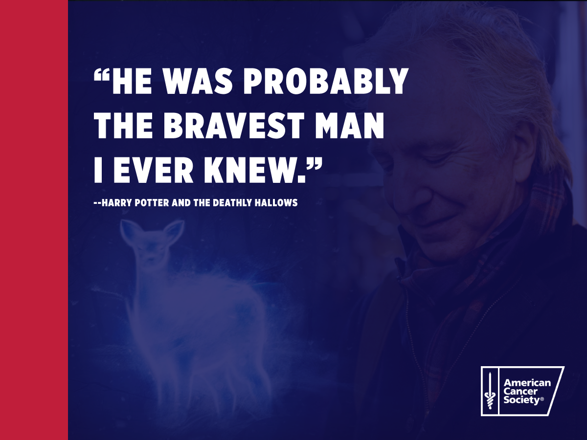AmericanCancer's tweet photo. Deeply sad to hear about #AlanRickman. He will forever be in our hearts. https://t.co/QHimxs7a2O
