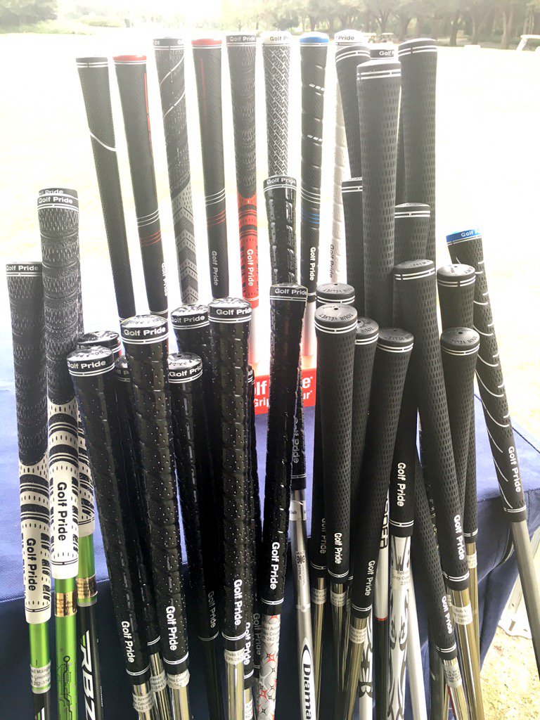 mvanoverPGA's tweet photo. Off to a good start regripping on the range today! @golfpridegrips @CFishPGA #golfpride https://t.co/QbiypDvf99