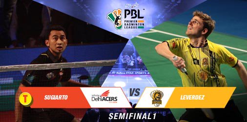 PBLIndiaLive's tweet photo. We have the all important second #TrumpMatch coming up next! Stay tuned, this match is the decider! #PBL2016 https://t.co/2QDoMM1Sno