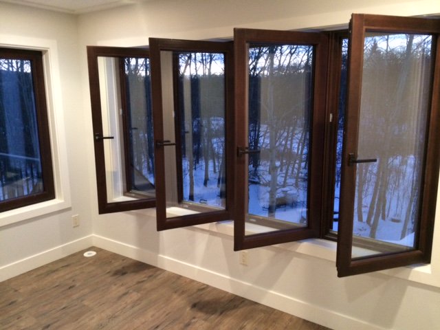 Crafted_WD's tweet image. The turn function of our tilt and turn windows! Wall of windows for a sunroom... now we just need some sun!