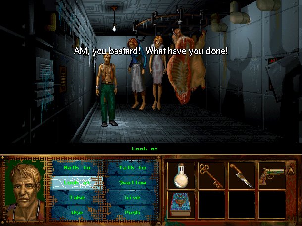 gameinformer's tweet photo. I Have No Mouth, and I Must Scream released on iOS yesterday. Learn about its history here. https://t.co/aFWod3WJlo https://t.co/yAHDTAPEaP