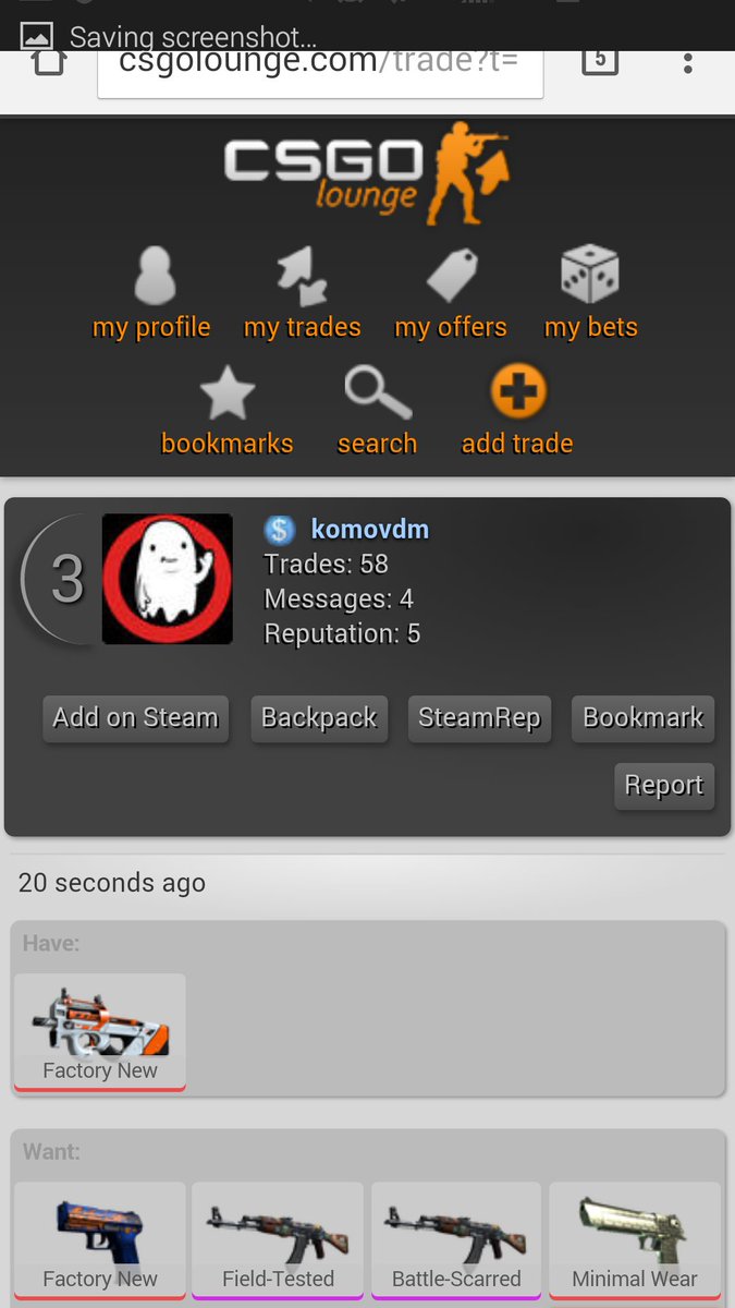 CSGOSkinFails's tweet image. SCAMMER #1 #BewareOfScammers