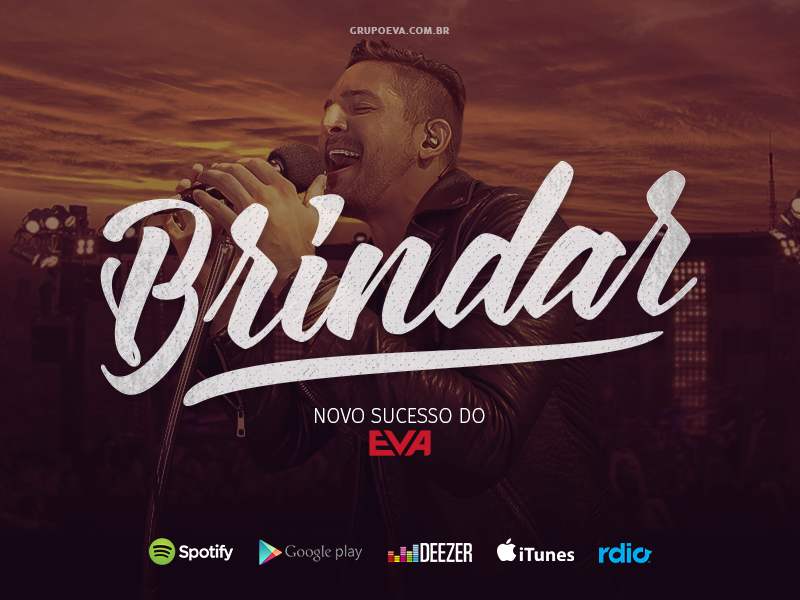 bandaeva's tweet photo. Já escutou nossa nova música?! Já está disponível nos Streamings do Eva! #Brindar #EvaSunset #StreamingEVA #BandaEva https://t.co/gdaI4NpGyC
