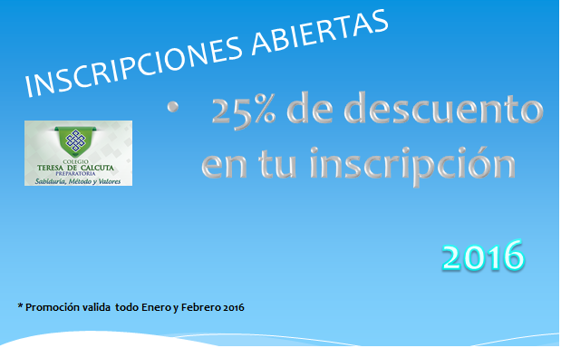 COLEGIOTERESA's tweet photo. Aprovecha los grandes descuentos que tenemos para ti https://t.co/zofcDITLug