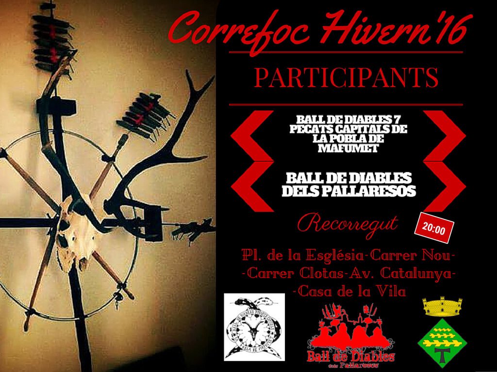 Comença el 2016 i volem foc!!!!
Som-hi Diables a cremaaaaaar!!!!