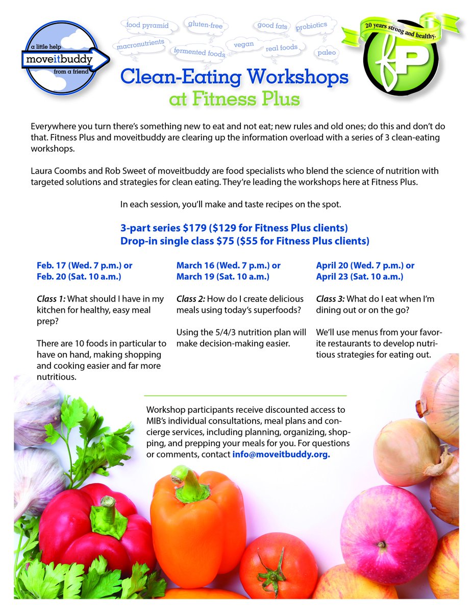 Live in Lexington? Join us live for #cleaneating #nutritiontraining with recipes and samples of 2016's #powerfoods