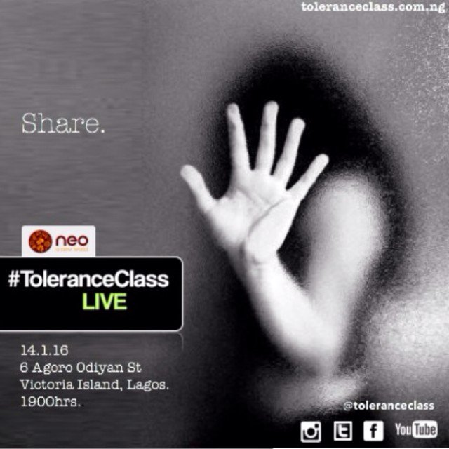 ToleranceClass's tweet photo. #ToleranceClass is LIVE in 45min https://t.co/bUCYsejzMi