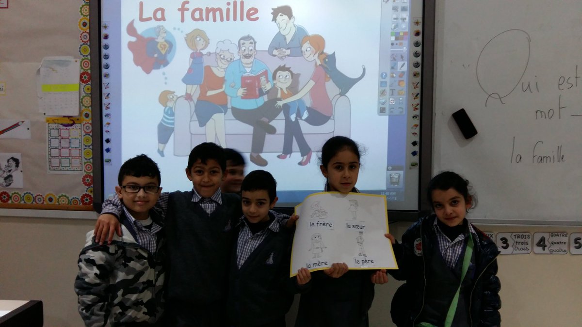 NistineZoya's tweet photo. EB2 FLE "Les membres de la famille"@DawhaHighSchool https://t.co/NFWheP2ps6