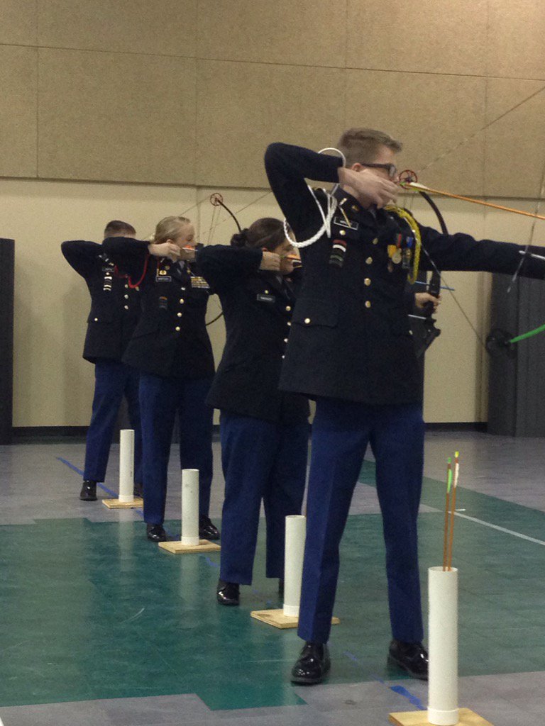 adam_pender's tweet photo. Students in uniform at VBHS #archeryclass https://t.co/arJHvALZht