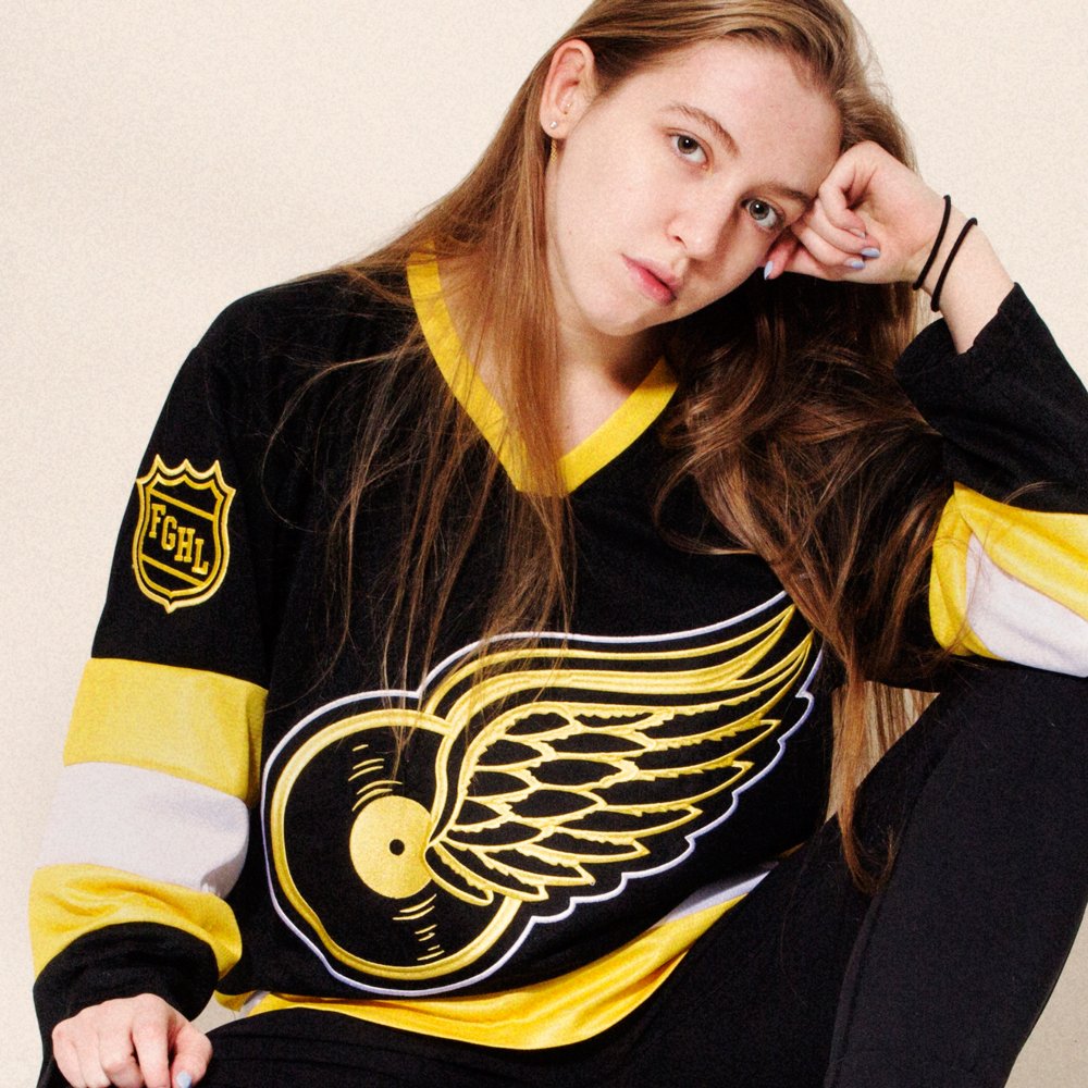 oversized hockey jersey