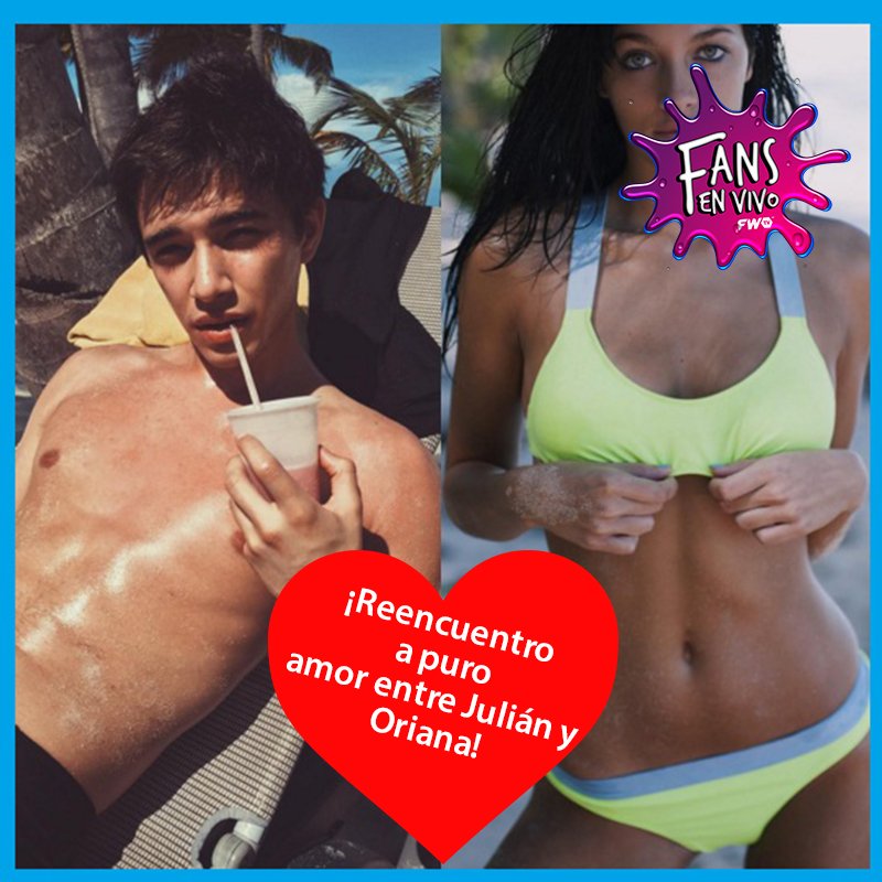 fansenfwtv's tweet photo. ¡@JulianSerrano01 y @orisabatini se reencontraron en Punta Cana💏! ¡Subieron estas fotos a sus redes❤❤! ¡HERMOSOS😍! https://t.co/25OaBWQKjR