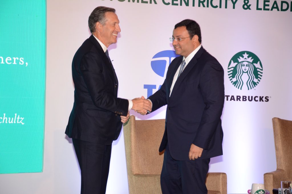 ManmeetVohra's tweet photo. Fantastic day spent with Starbucks CEO Howard Schultz in Mumbai #starbucks #passion https://t.co/H2PEeXCtNX