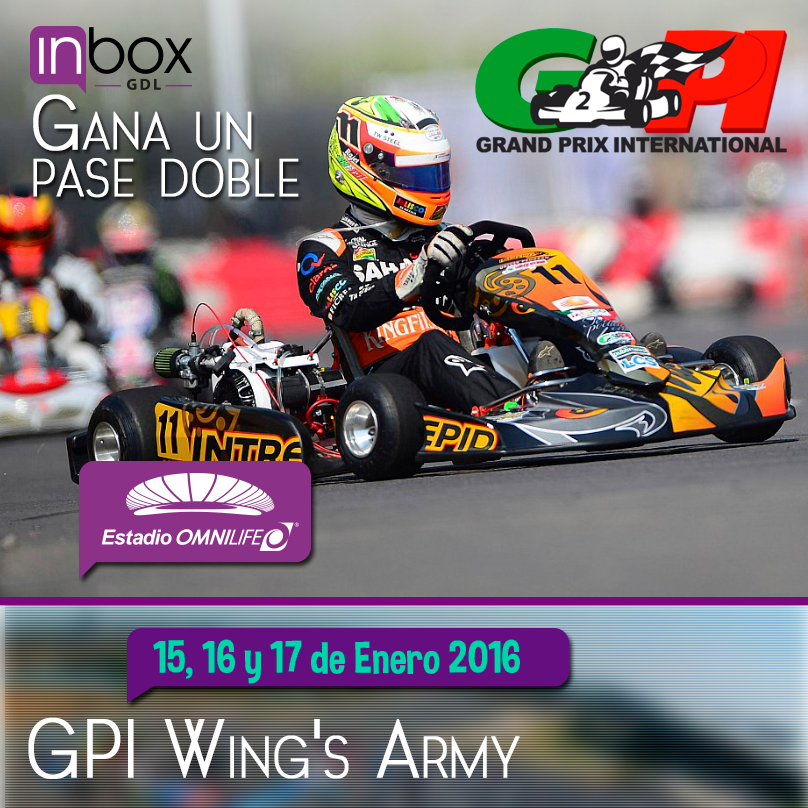 InboxGDL's tweet photo. #InboxGDL te regala un pase doble para que asistas al @GPIKARTING. Mira las bases aquí ➡ https://t.co/2swo67cx48 🔥😉👌 https://t.co/KO4BR33UXG