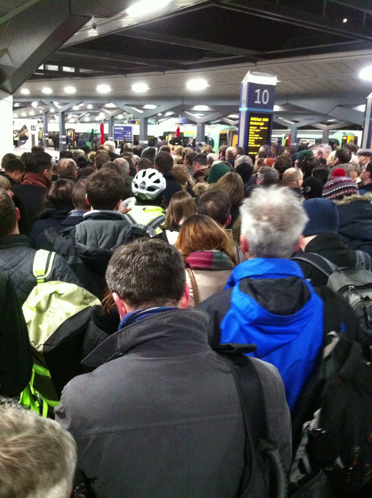 Another day waiting for the Crowborough train!
