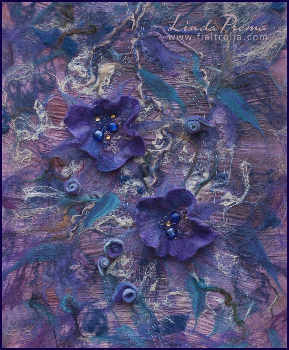 FeltingSpain's tweet photo. Cuadro Floral. Nunofelting.
Material: fieltro artesanal de lana, viscosa, seda, hilos
https://t.co/kj9tFZ46XK https://t.co/VqvuGWhEh2