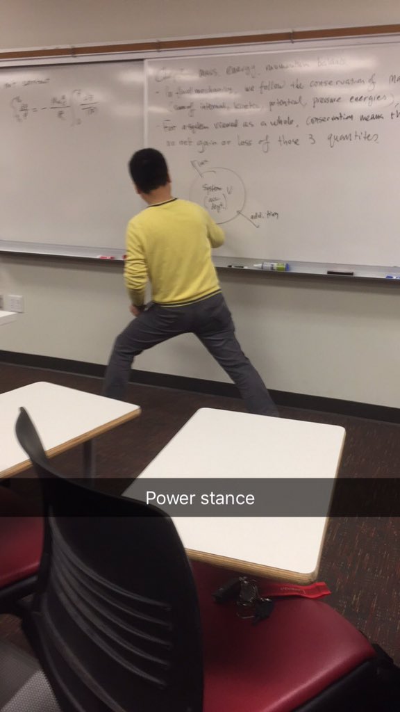 USCFrankie's tweet photo. Finally back in the swing of things. Its great to have so many talented teachers like my viscous flow professor https://t.co/RzOh9mySrZ