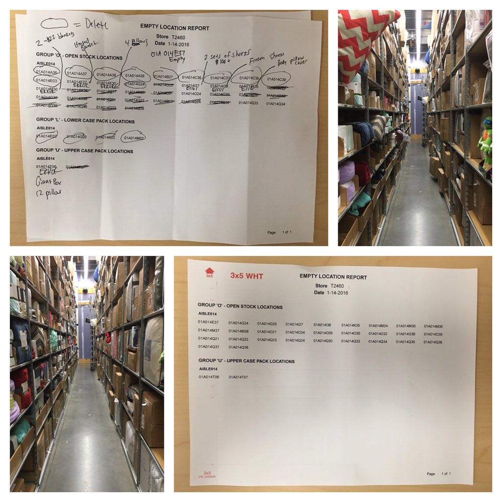jeffbarron's tweet photo. Another aisle audited and zoned! #goodbyeerrors #d301 #brla @sbree07 @Lawwible @MandonChapPerk @A_Leigh_ https://t.co/tzi848ZFa8