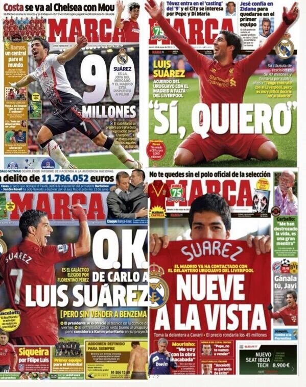 futbolmayuscula's tweet photo. Imaginad al @diarioas y al @marca durante AÑO y medio sin inventar portadas!!! 😭😭😭😭 https://t.co/ANh4d5QVry