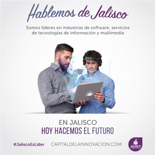 Secturjal's tweet photo. #JaliscoEsLíder: en industrias de software y servicios de tecnologías de información entra a https://t.co/ZVzGzQJoBt https://t.co/QqduyQeq1N