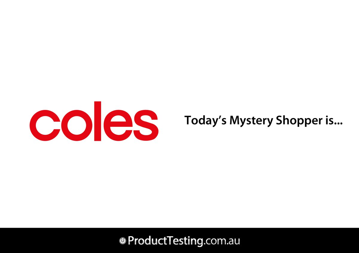 ProductTestAU's tweet photo. #Congratulations....Ashley Godlsmith! You've been selected as our Coles mystery shopper! #mysteryshopper #winner https://t.co/ICTY7eBaR1