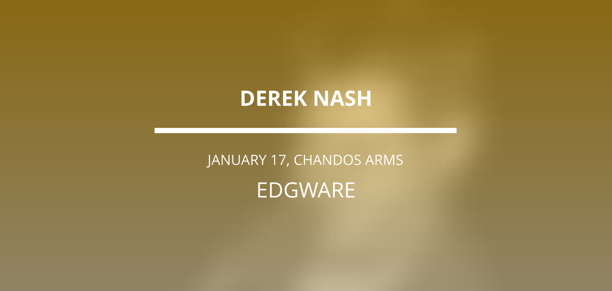 🎤 Derek Nash, Jan 17, Buy a ticket: 🎫 j.mp/232RssA