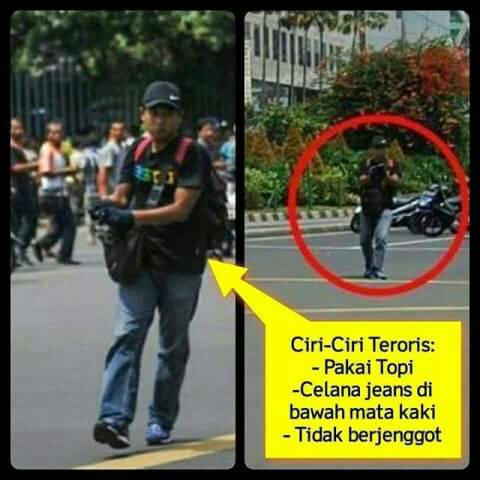 Pointnya, jangan lagi identikkan teroris dengan Sorban, Jenggot, &amp; Celana di atas mata kaki. DEMI ALLAH!!!