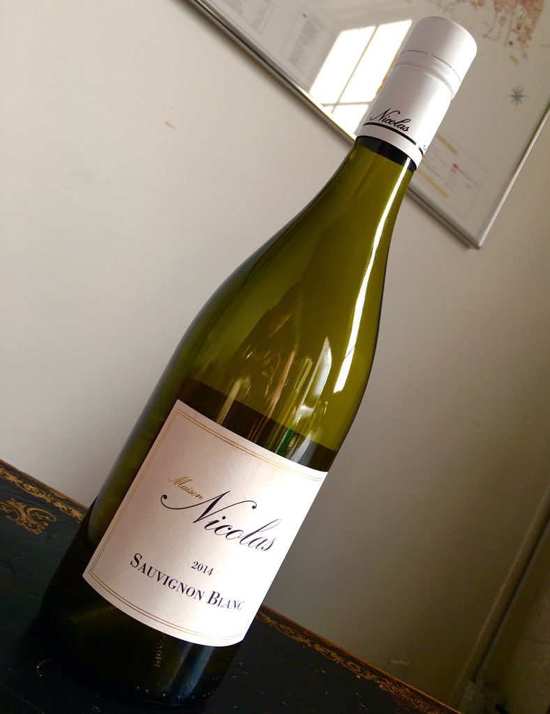 A great day for importing! New 2014 Nicolas Sauvignon Blanc just in!