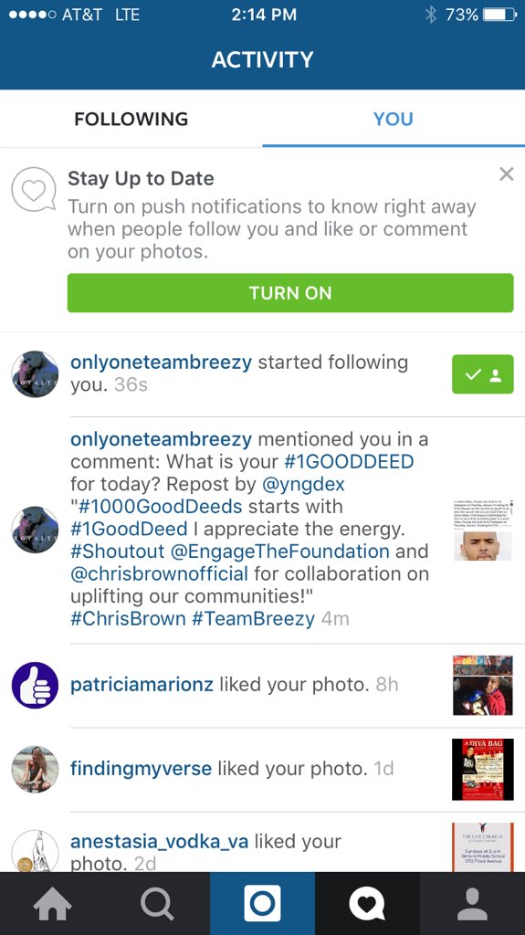 EngageTheFnd's tweet photo. S/O @chrisbrown ! 1 good deed at a time! #1GoodDeed #1000GoodDeeds https://t.co/9ffHoQOsgB