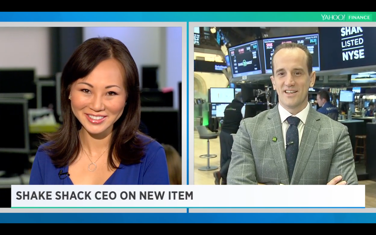 Sue Lee On Twitter Randygarutti Thanks For Talking To Me On Yahoofinance About Chicknshack And Sharing Abt Why You Still Eat At Cmg Https T Co Fp5mjxx2po