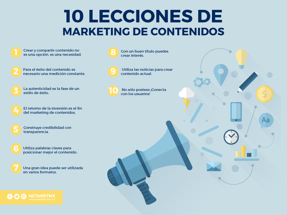 netanetmx's tweet photo. 10 lecciones del marketing de contenidos que tienes que conocer.
#BuenasIdeas https://t.co/5dDWrmeuka