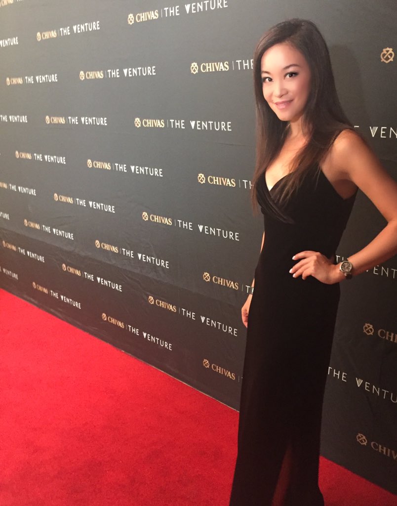 jennifer_su's tweet photo. #TheVenture #redcarpet @ChivasRegalSA dress by @RalphLauren hair by @jusmayer10 @CarltonHair_SA https://t.co/9ZzXXaR7FR