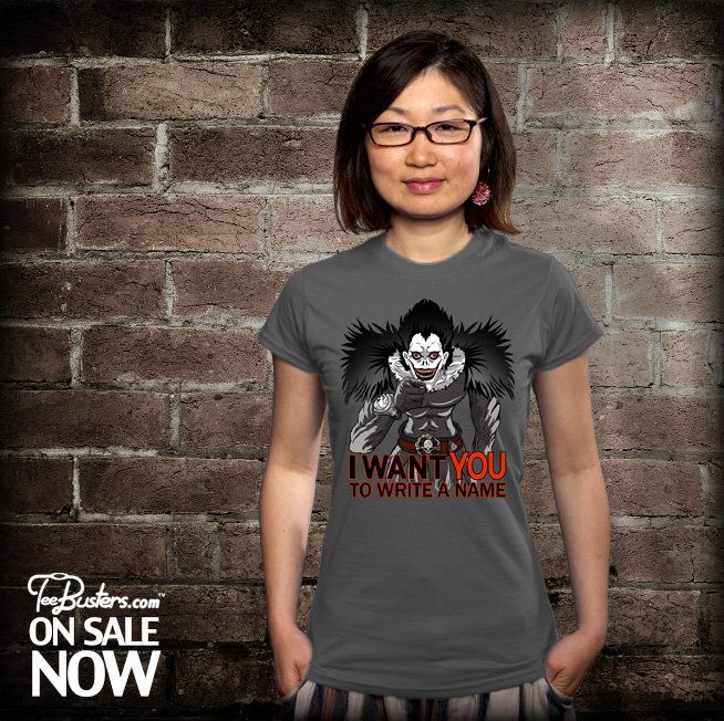 TeeBusters's tweet photo. Less than 24 hours to get "Write a name" on https://t.co/5KDrJWDKUC ReTweet &amp; Follow to win FREE TEES https://t.co/IGeS2T6euX