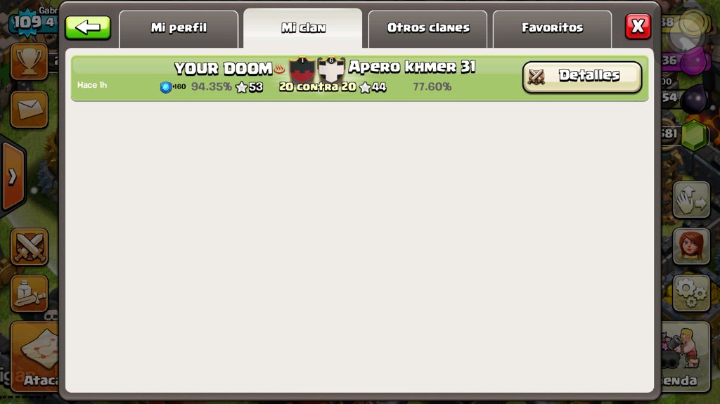 CLANYOURDOOM's tweet photo. Update. Plenos a todos th9 y th8, solo falta pulir esos th10. #GoDOOM ♨️ https://t.co/g0vBWv1qBc