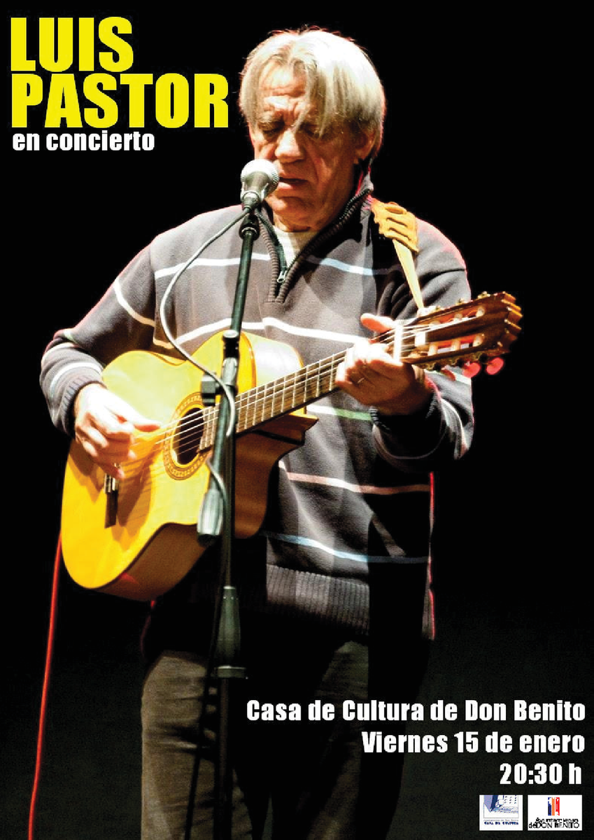 QueHacerDB's tweet photo. Viernes 15 Enero
Concierto Luís Pastor [@luispastor52]
Casa de Cultura 20.30h
#AgendaDB https://t.co/lFZgoD0w0w