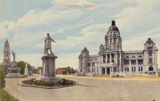 NL_postcards's tweet photo. A5478[RSA] natal Town Hall in Durban  TE KOOP VOOR €2.30 op https://t.co/a5oddCQX4n #natal #Herinner https://t.co/Jc3HfNptzS