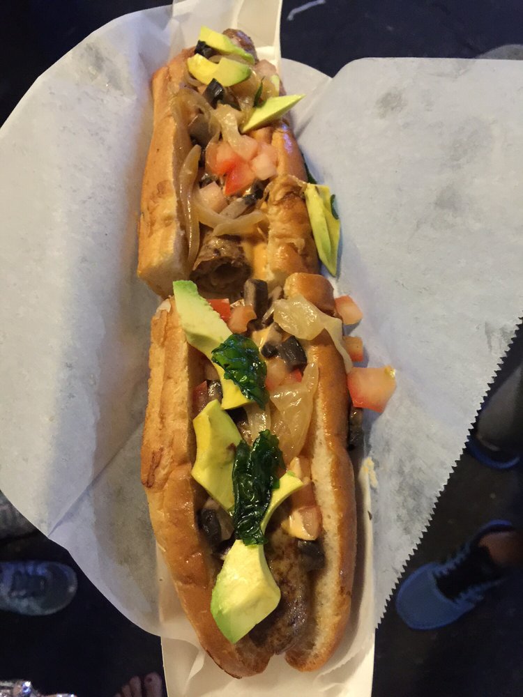 The Diva: Chipotle aioli, spinach, tomatoes, grilled onions, &amp; sauteed mushrooms

Check <a href="/angieswieners/">Angie's Wieners</a> for location!