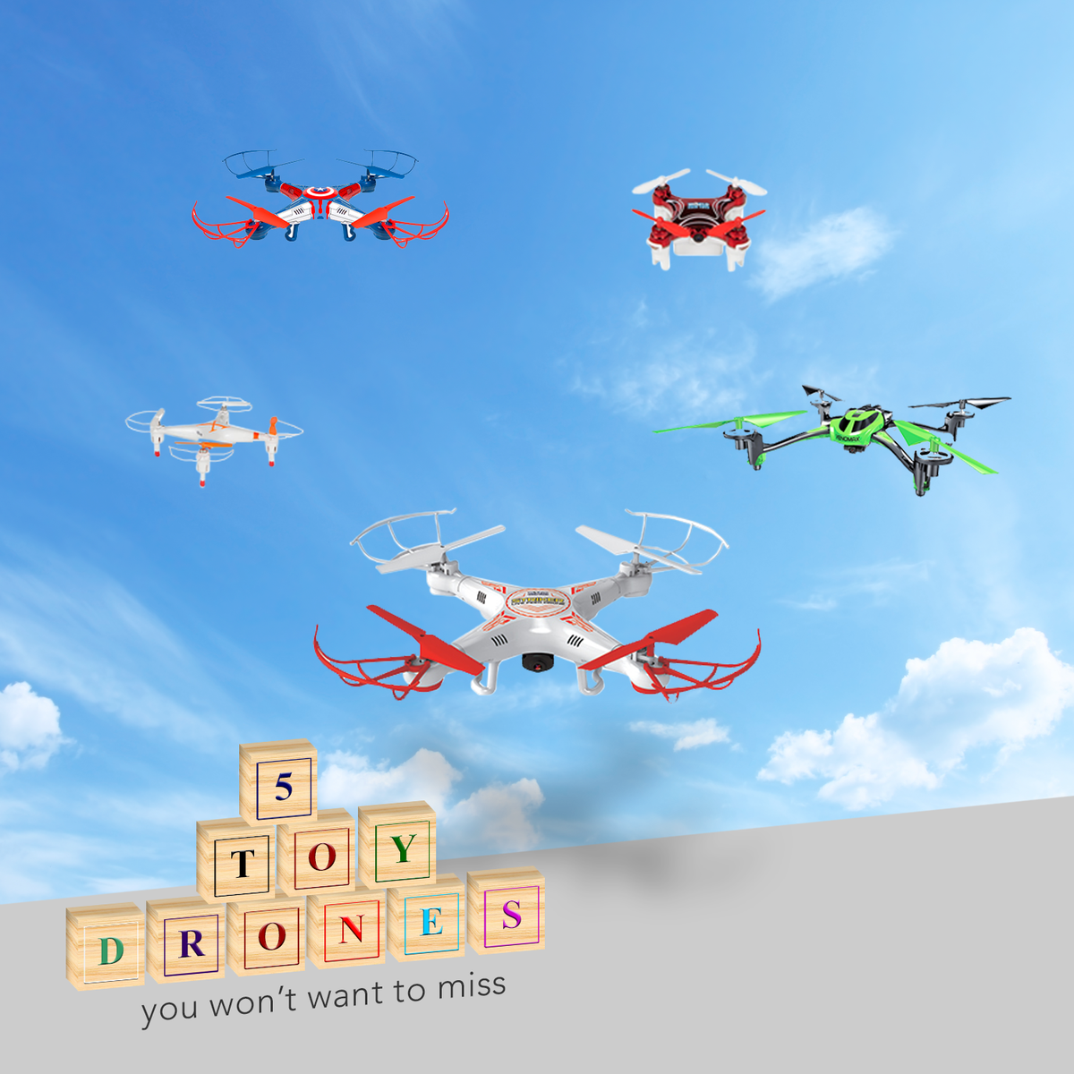 hobbytron's tweet photo. Want to get into flying #drones? Read today's #blogpost to see our top 5 #toydrones : https://t.co/wBjQhPsZel https://t.co/yfBRHLVWgE
