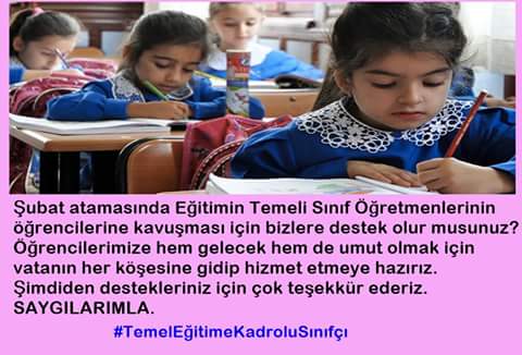 oglu_kevser's tweet photo. Sınıf öğretmenleri şubat atamasında desteklerinizi bekliyr syn @erdemekrem
@ahmethamdicamli
@ismetUcma
@imran__kilic https://t.co/aYF9WwaHfB