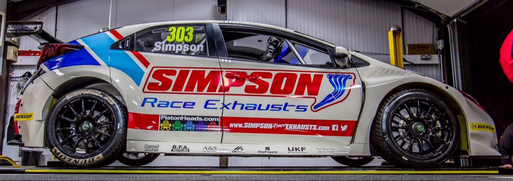 #BTCC Matt Simpson, graphics done, lets go racing!!! #touringcar #racing #dunlop <a href="/Mattsimpson303/">Simpson Racing</a>