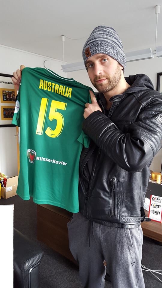 Fuchse Berlin got their official jersey, did you get yours? #handball #aussiecrocs  #fuchseberlin #handballaustralia